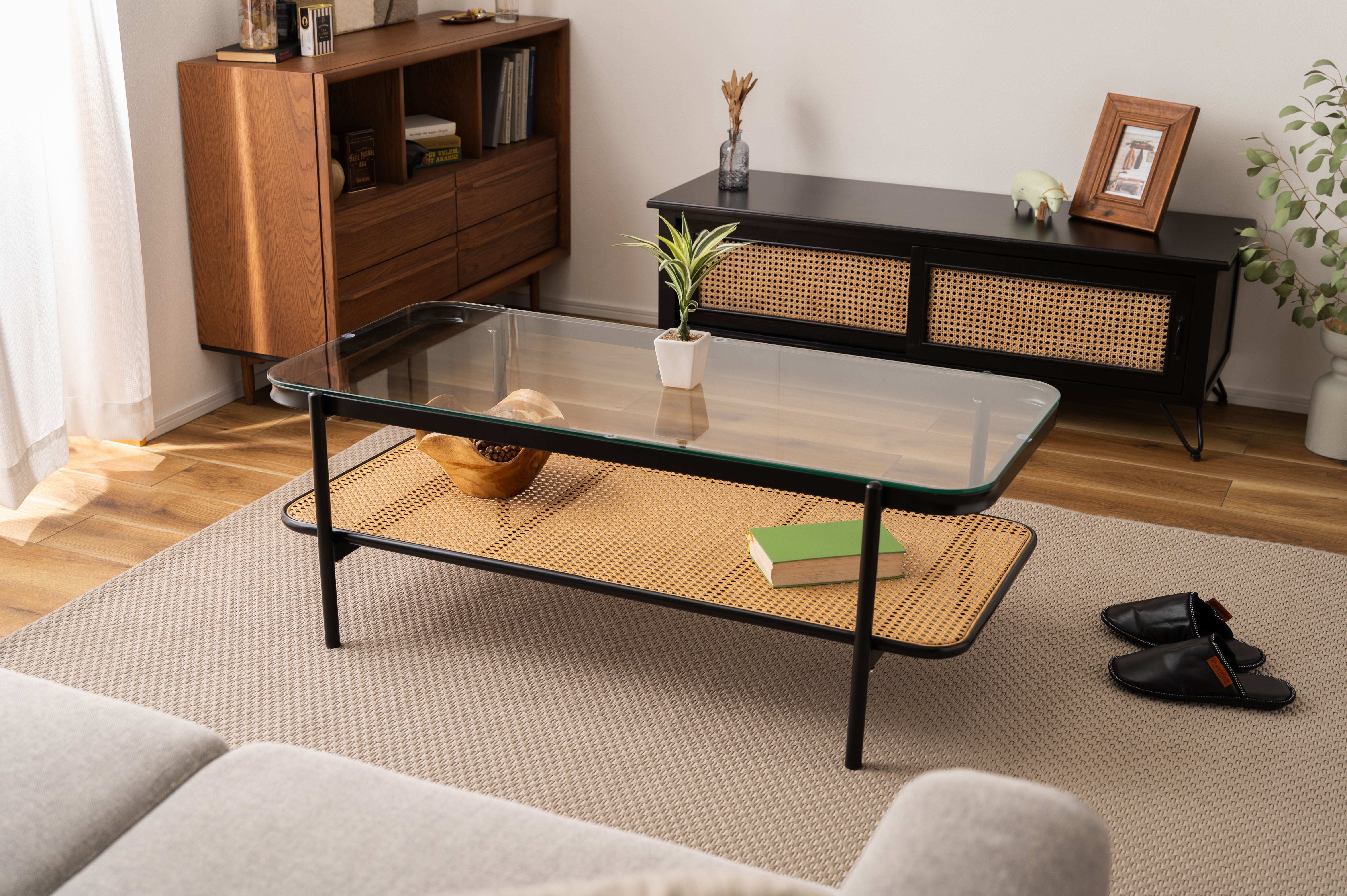 Rattan Layer Table / ラタン レイヤーテーブル