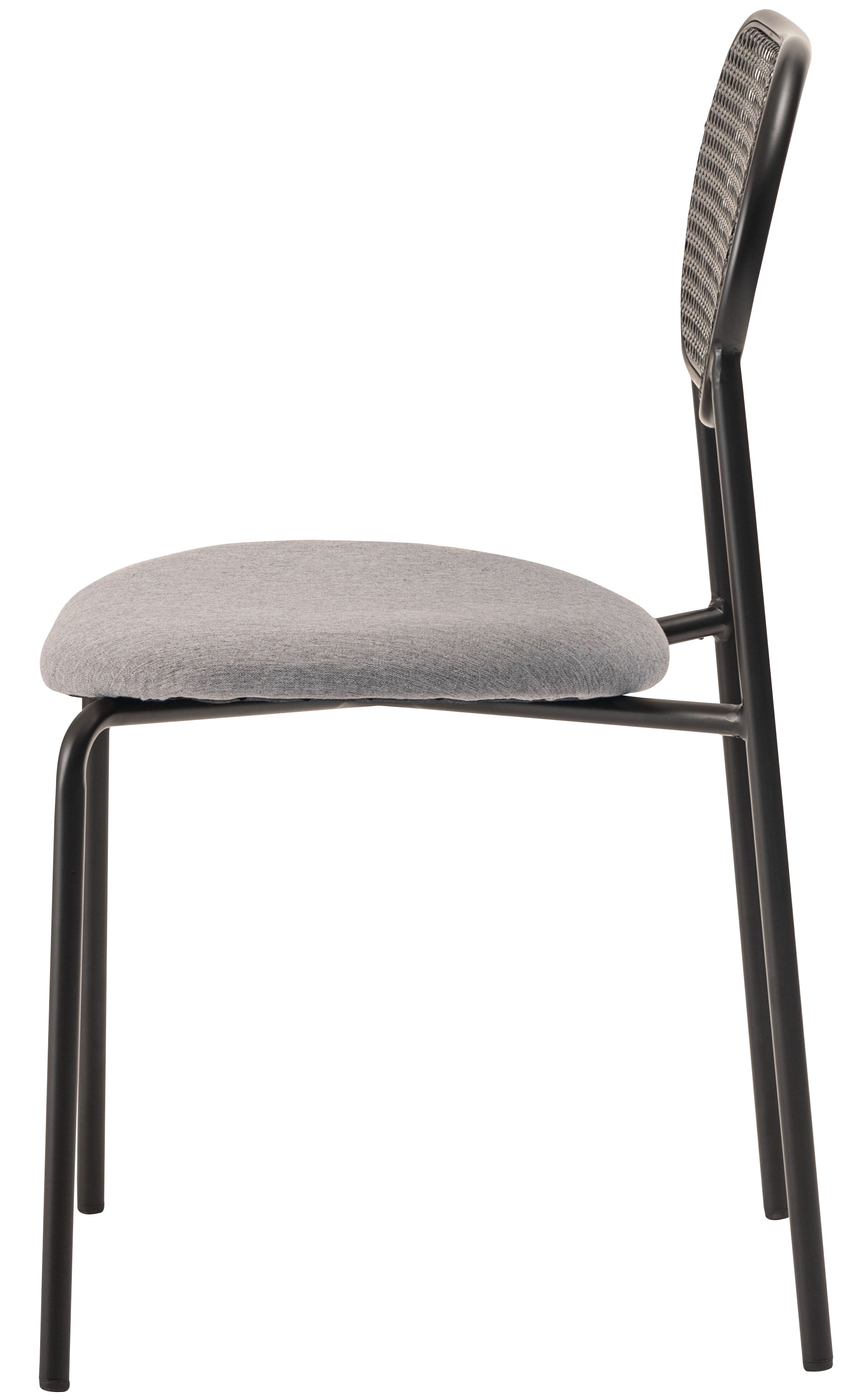 Oval Rattan Chair BK×BE / オーバル ラタンチェア ブラック×ベージュ