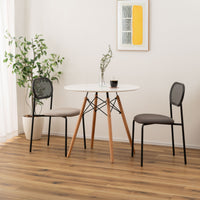 Oval Rattan Chair BK×DGY / オーバル ラタンチェア ブラック×ダークグレー