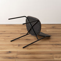 Oval Rattan Chair BK×DGY / オーバル ラタンチェア ブラック×ダークグレー