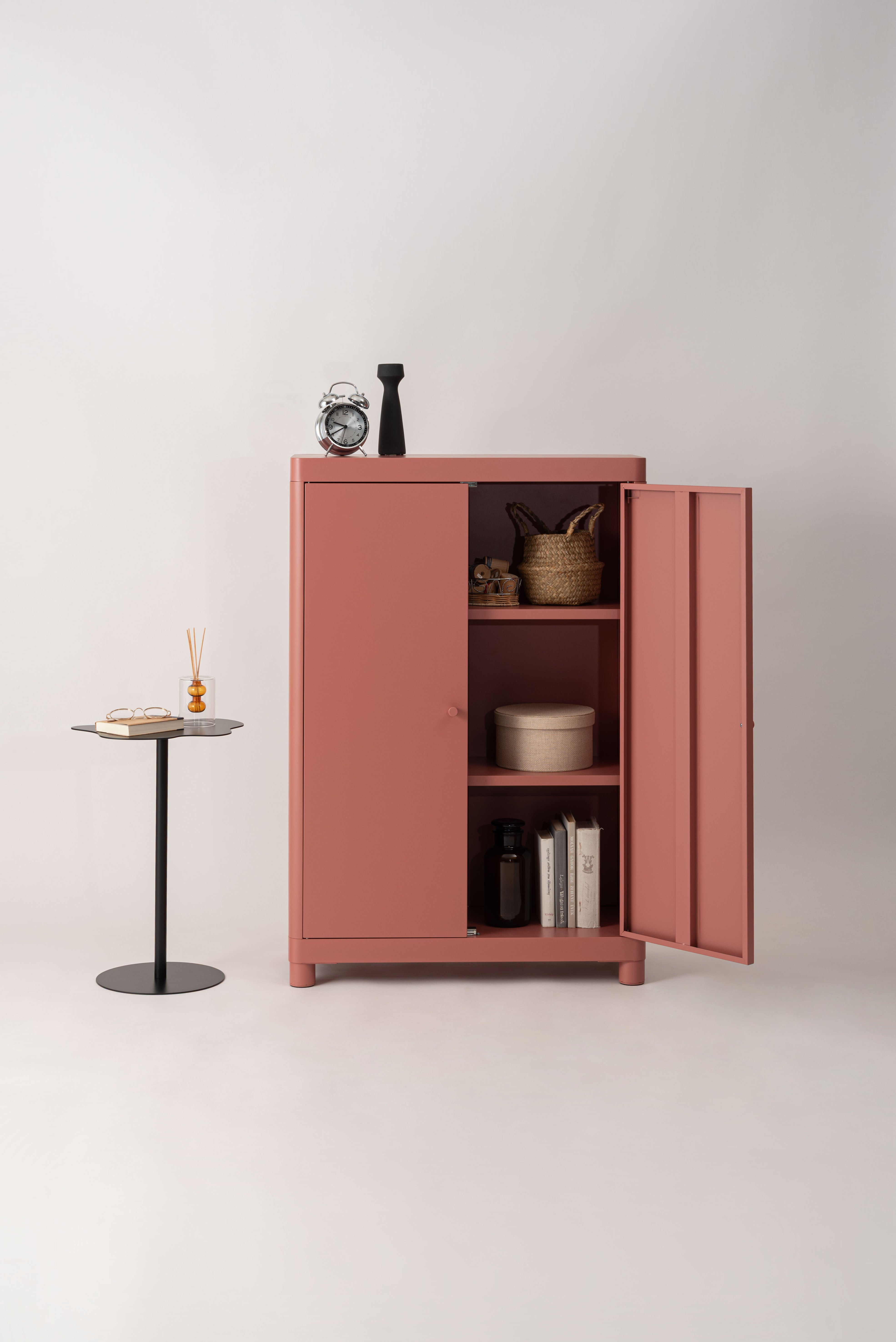 Lokka Steel Cabinet CPK / ロッカ スチールキャビネット コーラルピンク