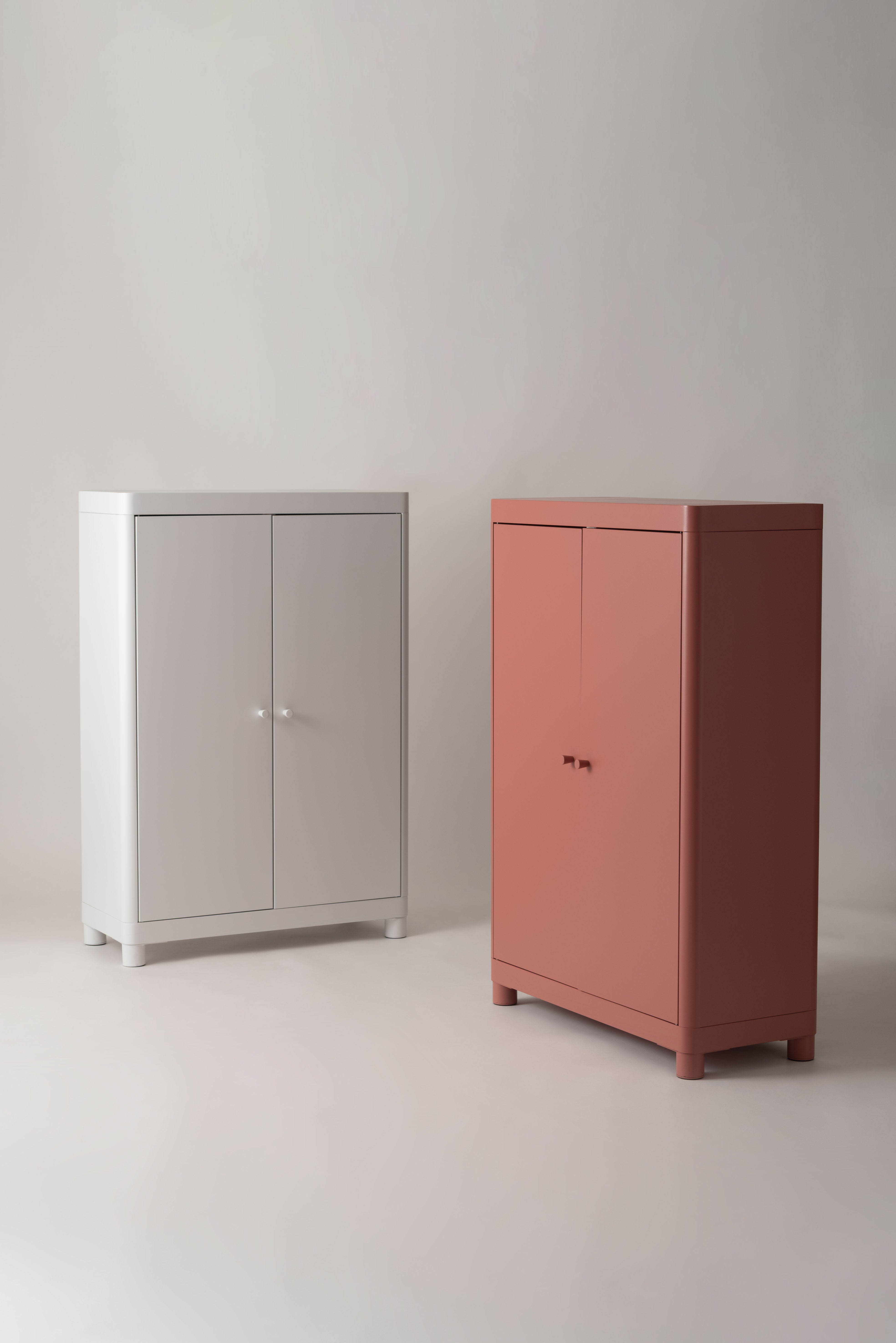 Lokka Steel Cabinet CPK / ロッカ スチールキャビネット コーラルピンク
