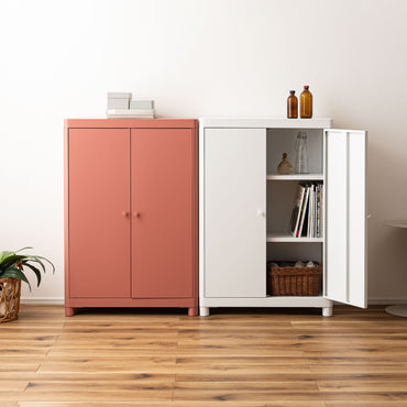 Lokka Steel Cabinet CPK / ロッカ スチールキャビネット コーラルピンク