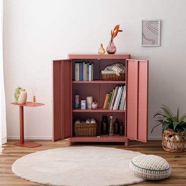 Lokka Steel Cabinet CPK / ロッカ スチールキャビネット コーラルピンク