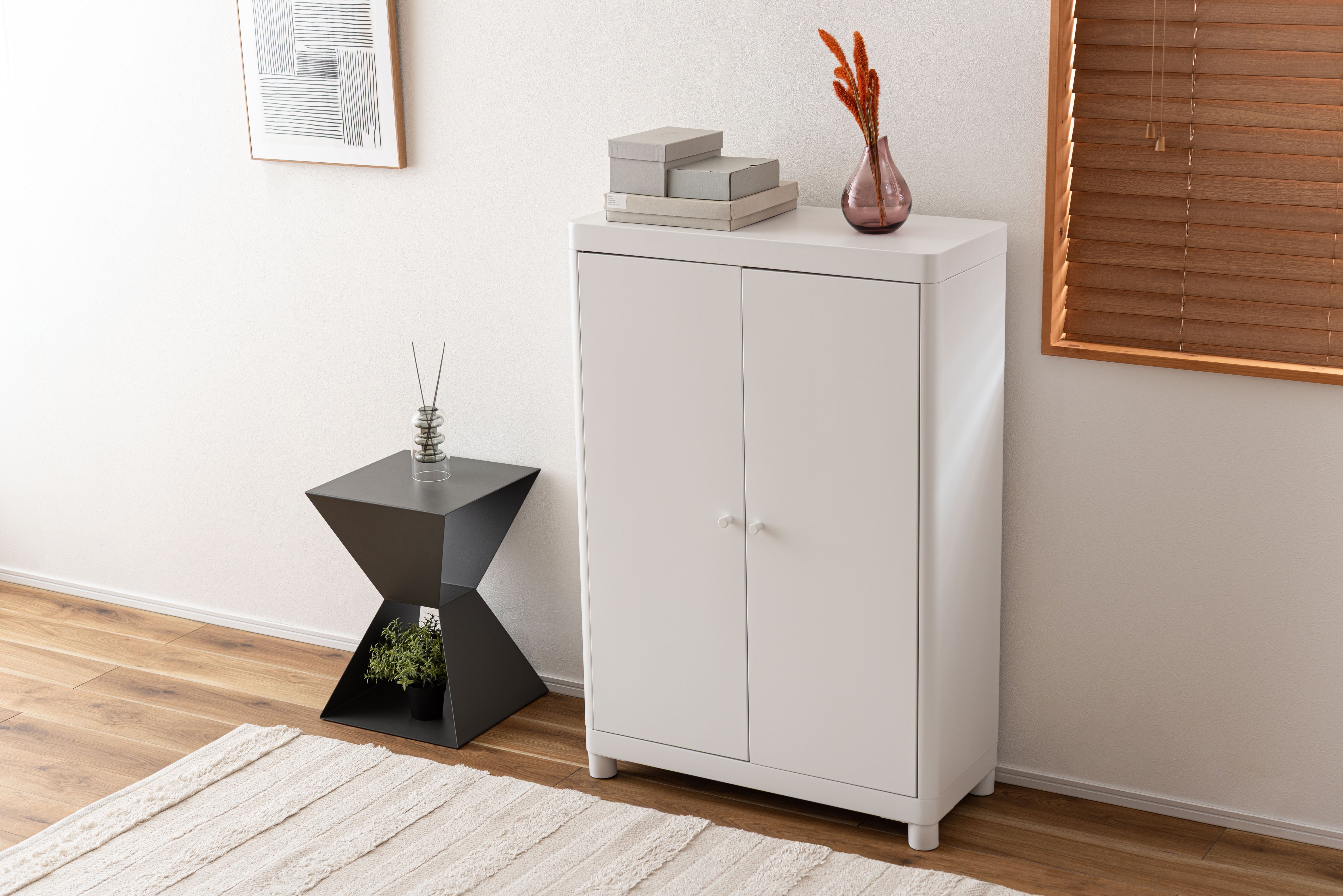Lokka Steel Cabinet WH / ロッカ スチールキャビネット ホワイト
