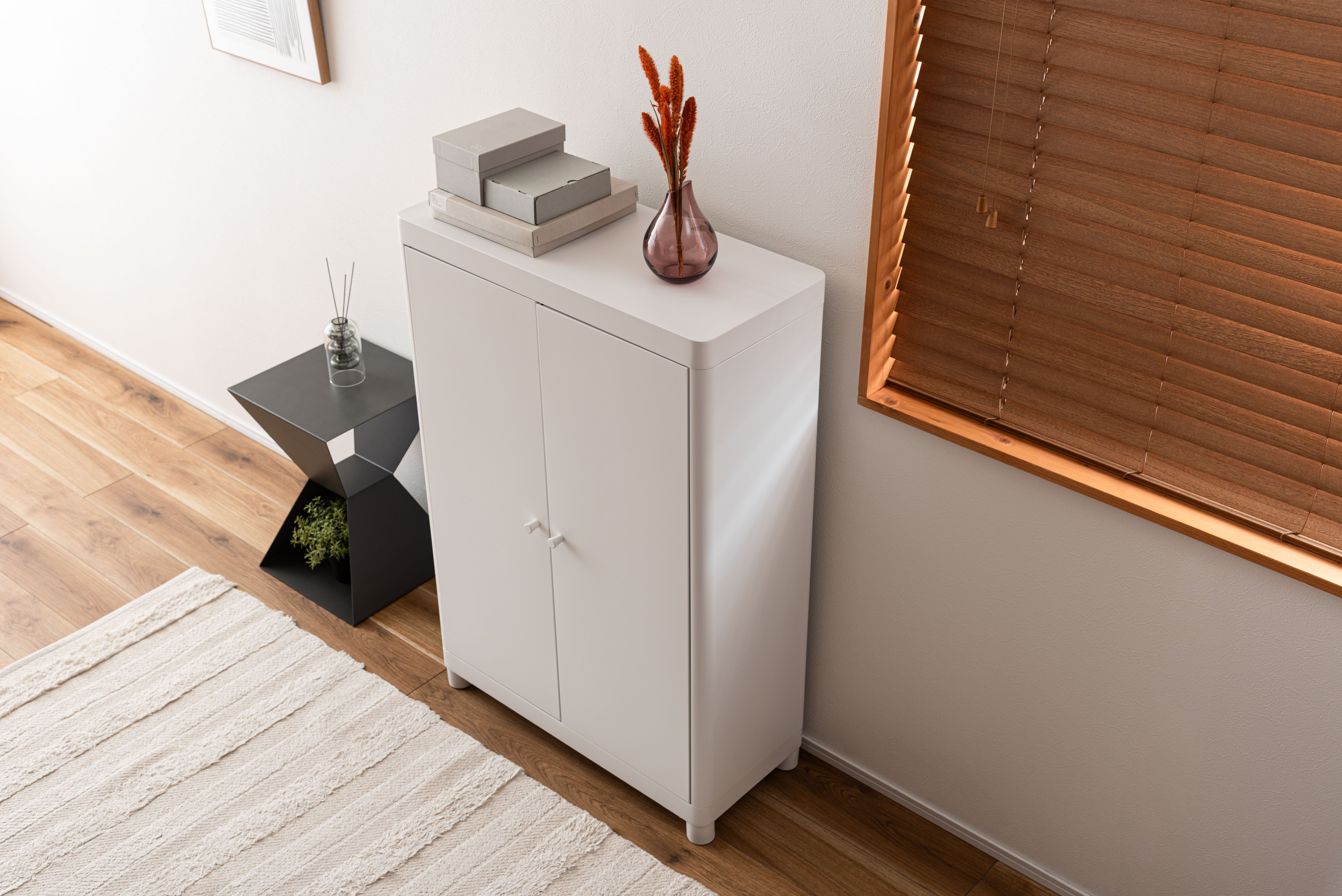 Lokka Steel Cabinet WH / ロッカ スチールキャビネット ホワイト