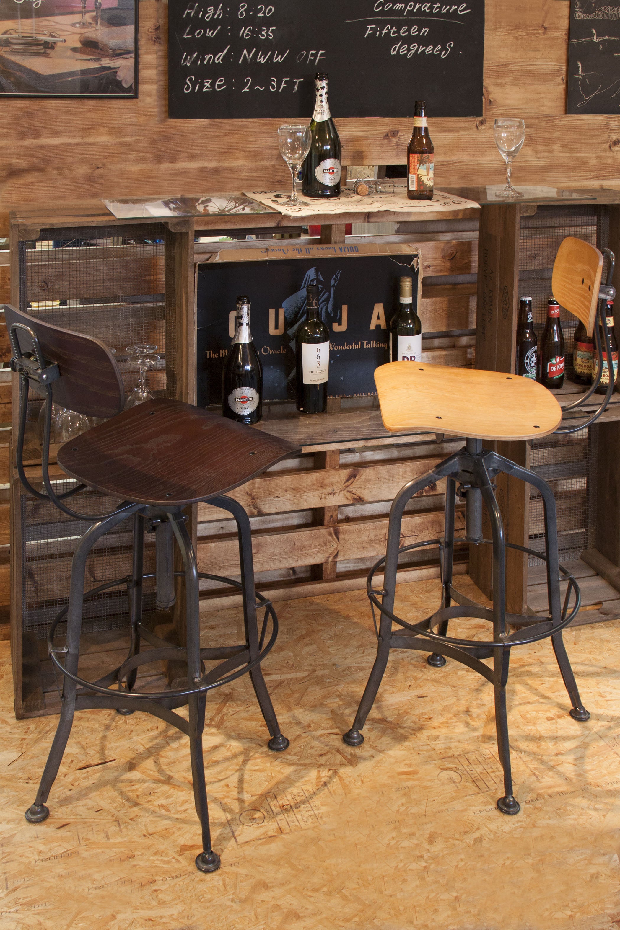 Industrial Forge High Chair BR/ インダストリアルフォージハイチェア ブラウン