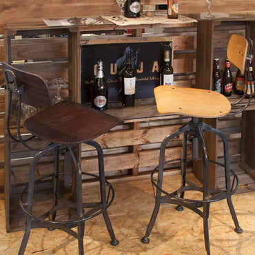 Industrial Forge High Chair BR/ インダストリアルフォージハイチェア ブラウン