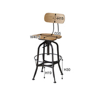 Industrial Forge High Chair NA/ インダストリアルフォージハイチェア ナチュラル