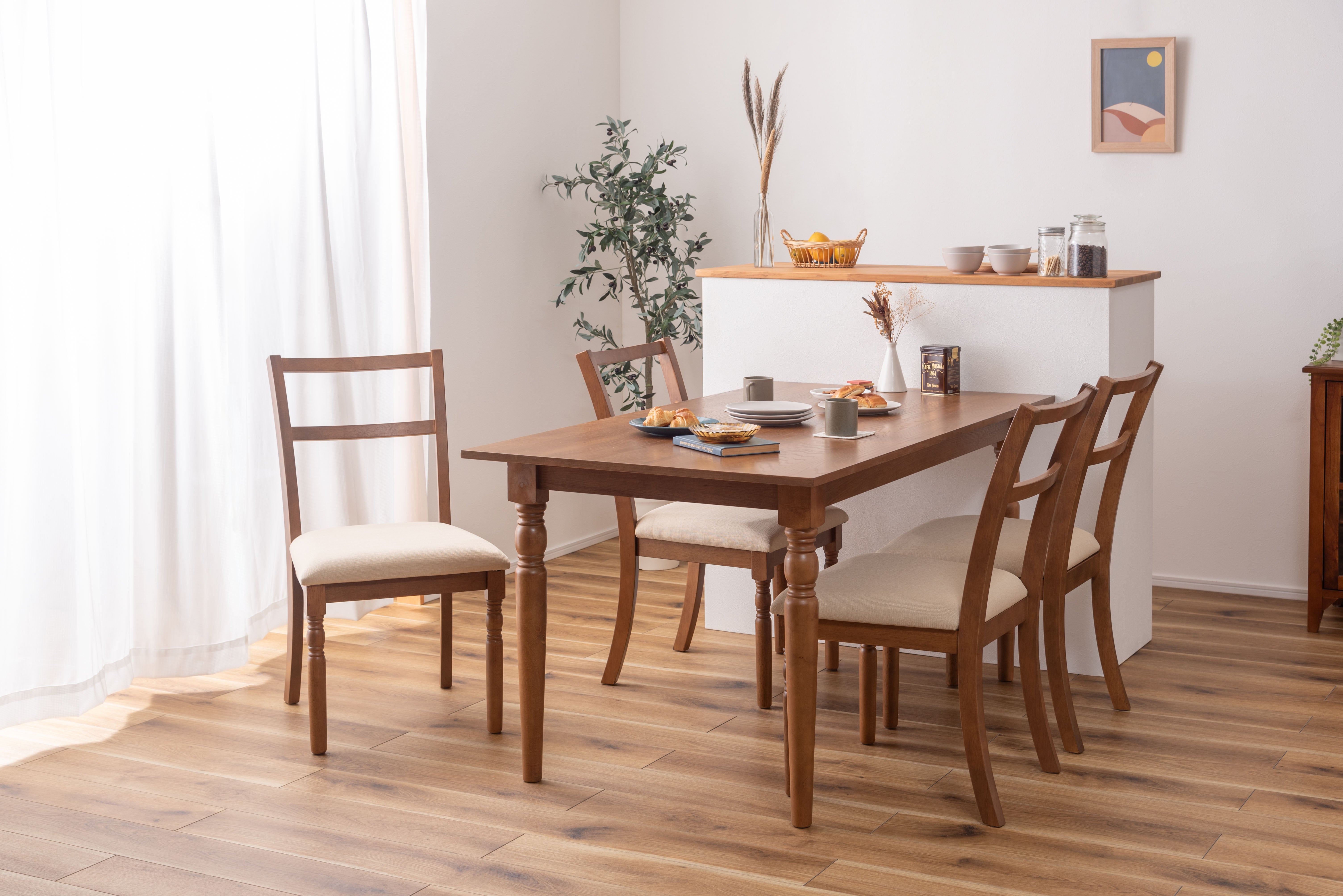 Willow Dining Table BR / ウィローダイニングテーブル ブラウン