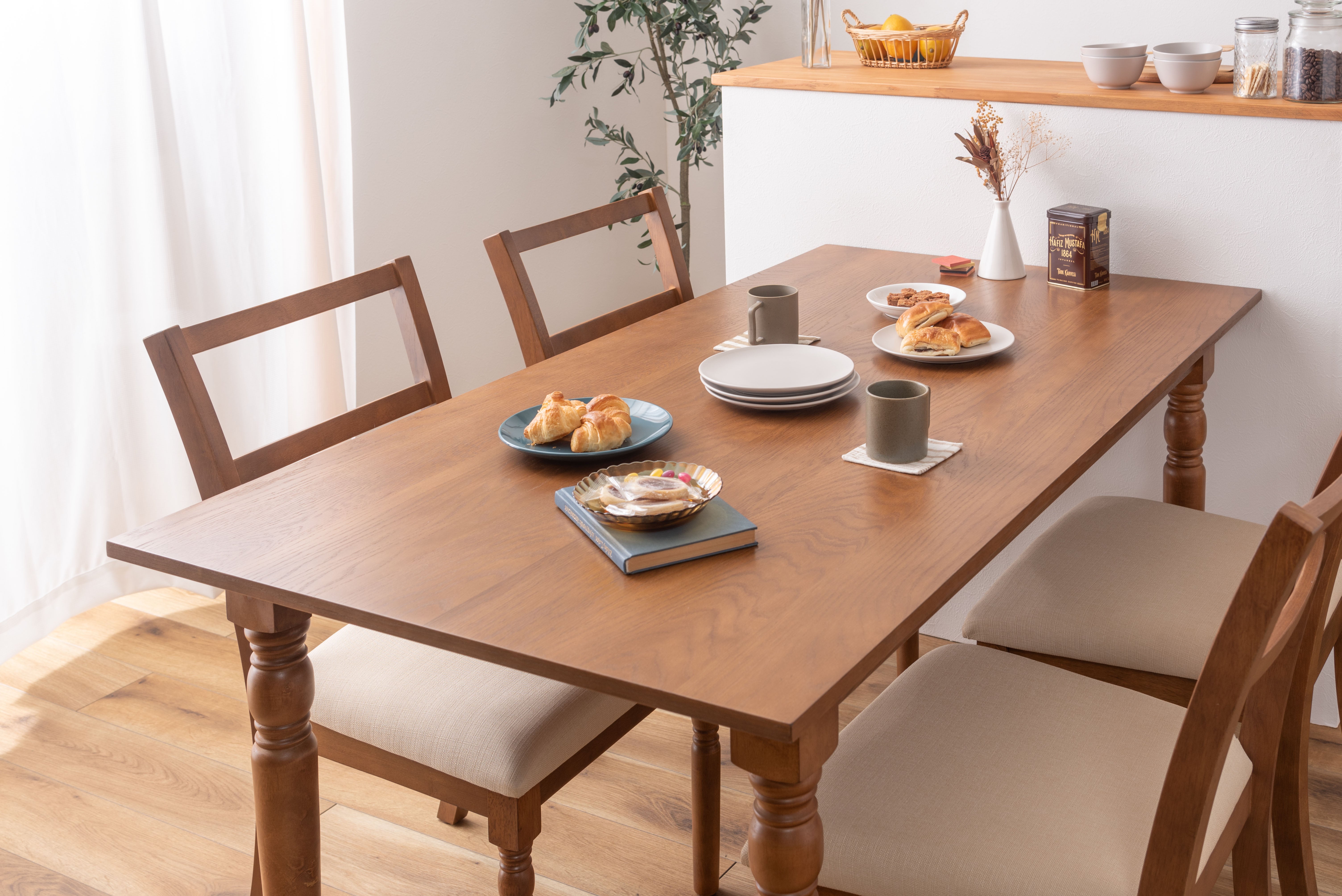 Willow Dining Table BR / ウィローダイニングテーブル ブラウン