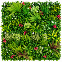 Folia Flower Bush 18331 / フォリア フラワーブッシュ フェイクグリーン 壁面パネル 単品・4枚セット