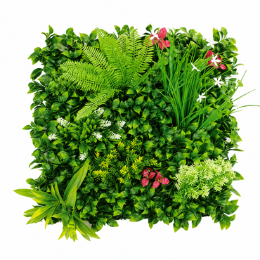 Folia Flower Bush デザインB（18331B）フェイクグリーン 壁面パネル