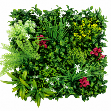 Folia Flower Bush デザインC（18331C）フェイクグリーン 壁面パネル