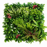 Folia Flower Bush デザインD（18331D）フェイクグリーン 壁面パネル