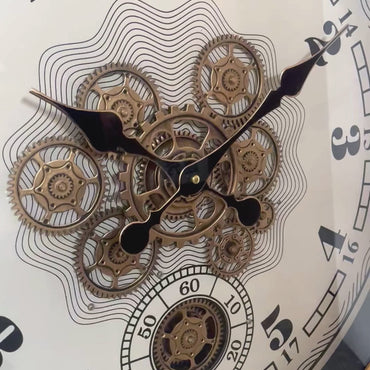 Industrial Gear Wall Clock WH / インダストリアル ギア ウォールクロック ホワイト