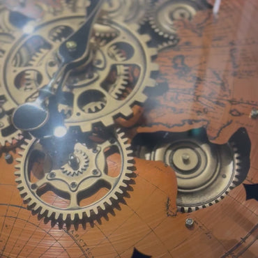 ギアクロック（ゴールド） 楽天市場】壁掛け時計 スチームパンク ギア 歯車 金 ゴールド 人気